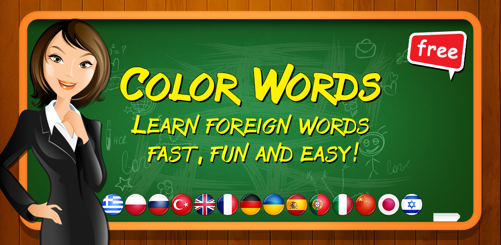 Color Words Learn foreign words